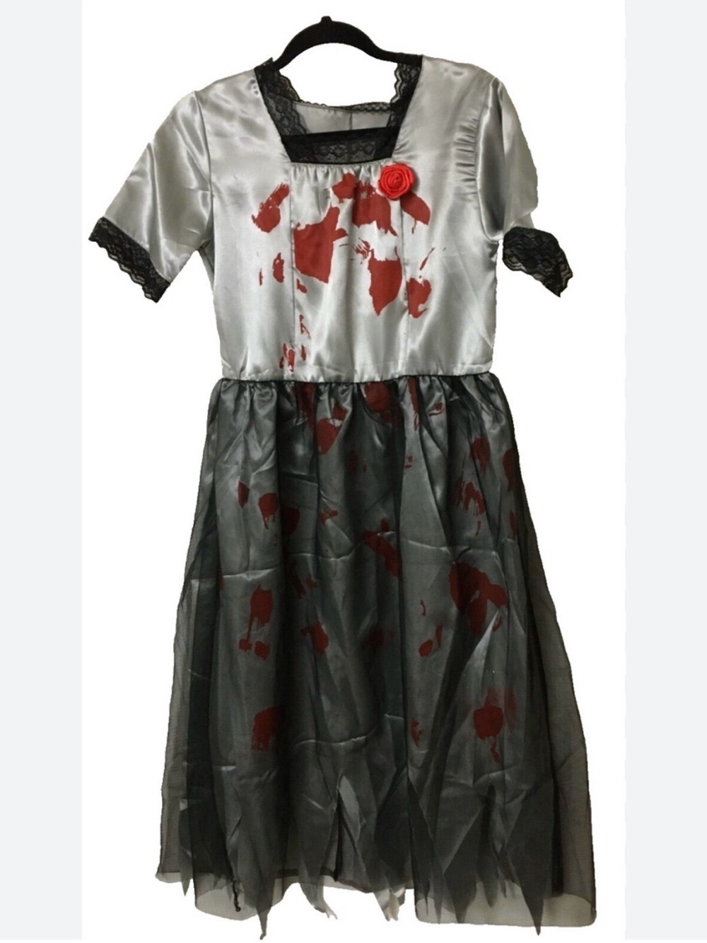 Corpse Zombie Bloody Dress Halloween Costume Size 10-12